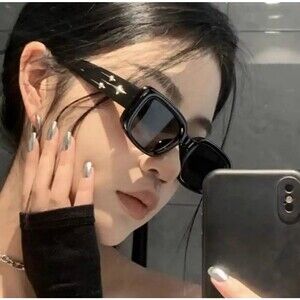 Women Y2k Sunglasses Vintage Punk Gradient Small Square Eyewear Men Luxury Brand